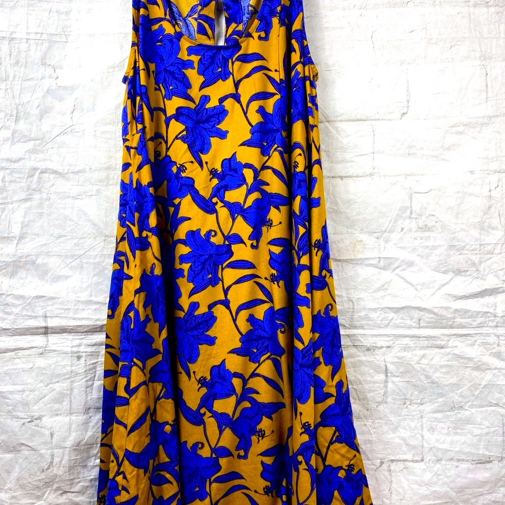 H & M Floral Sundress A-line Sz Med - Picture 2 of 4